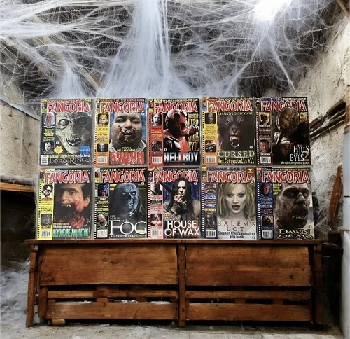 Vintage Fangoria Magazine Lot 10 Issues Iconic Horror Stars Movies
