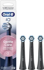 ( Pack of 3 ) Genuine Oral-B iO Gentle Care Replacement Brush Heads ~ Black