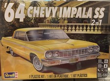 Revell 1964 Chevy Impala Ss Scale 125 Model Kit New 85-4487 Revell 1964 Chevy Impala Ss Scale 125 Model Kit New 85-4487