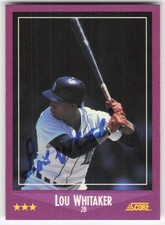 Top 10 Lou Whitaker Baseball Cards 21