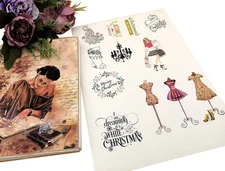 Printable Self- Adhesive Vellum Paper,Adhesive Acetate Paper DIY Stickers, for S