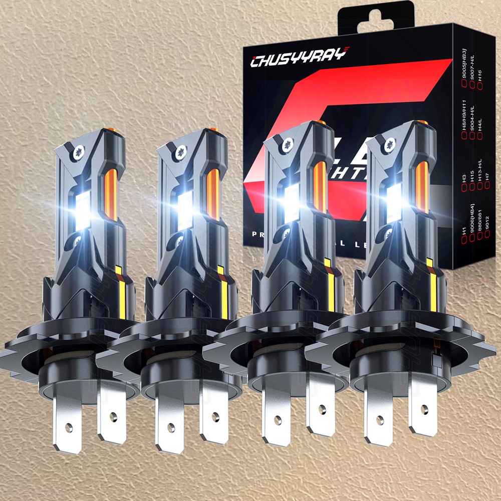 For Hyundai Tucson 2016-2018 H7 H7 LED Headlight Bulbs High & Low Beam 6500K Set
