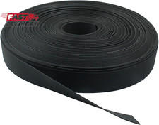 1.5 Inch Wide Nylon Webbing Strap 10 Yards, Black Heavy Duty Webbing Polypropyle