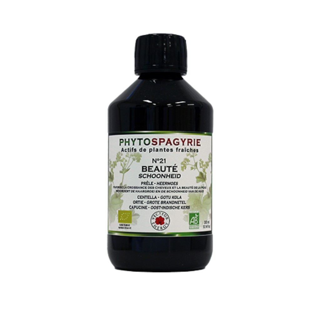 Peau terne et fatiguée ? Phytospagyrie Beauté n°21 Vecteur Energy BIO 300ml réveille votre éclat