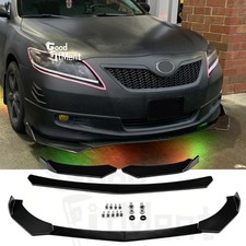 For Toyota Camry Xv40 2007-2011 Glossy 4x Car Front Bumper Lip Splitter Spoiler