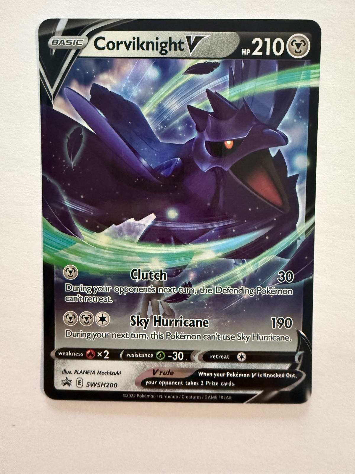 Corviknight V Black Star Promo SWSH 200 Pokémon TCG