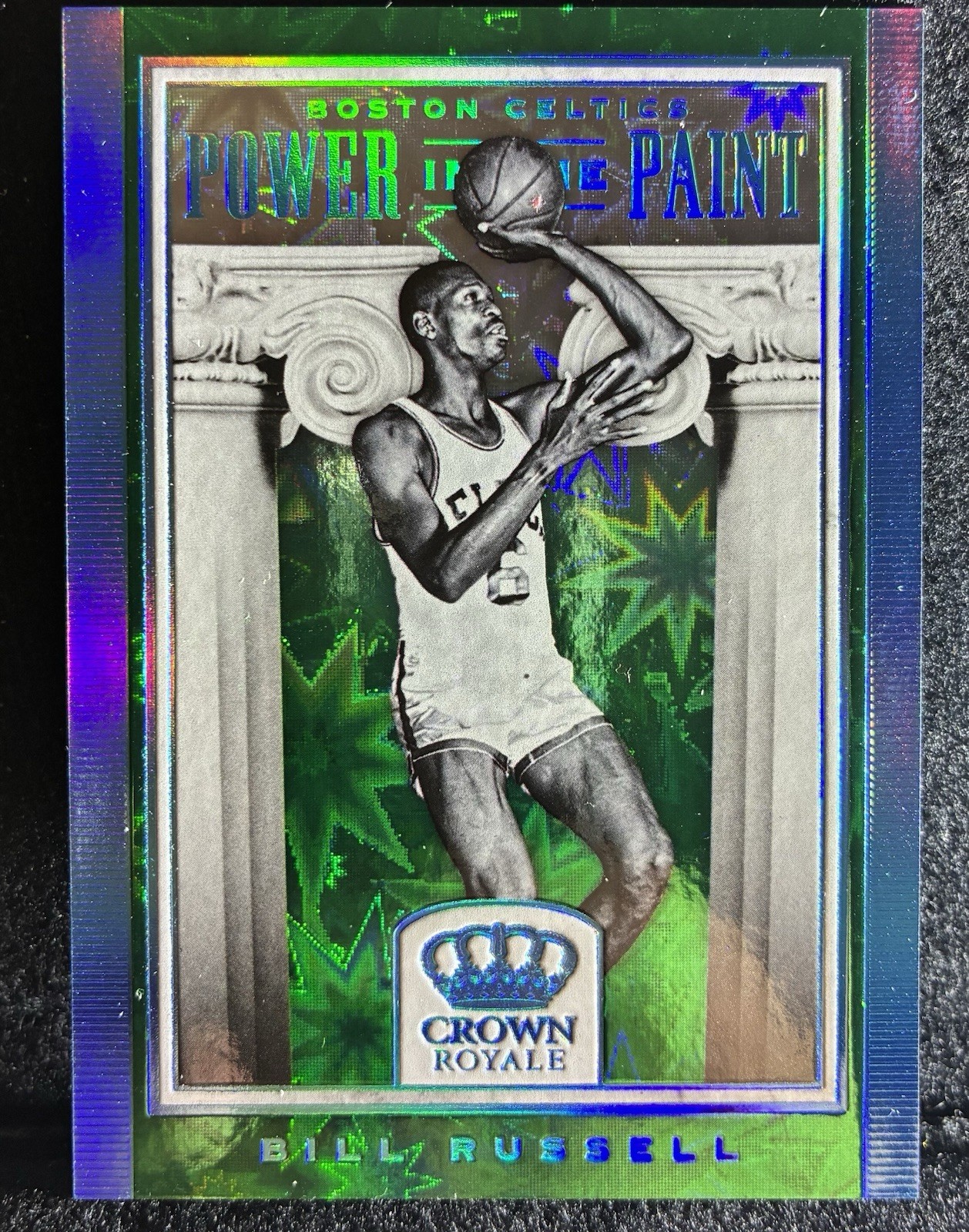 2018-19 Panini Crown Royale Bill Russell POWER IN THE PAINT Case Hit HOF Celtics