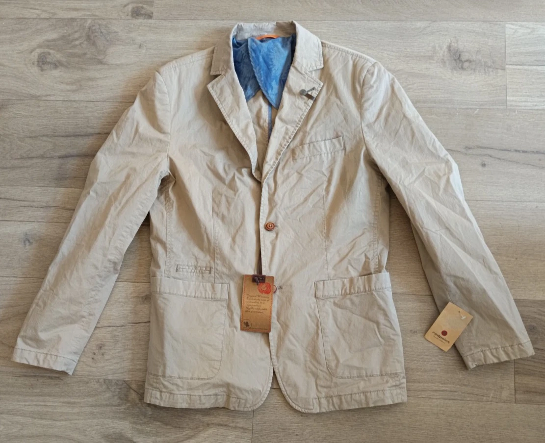 Redpoint Canadian Outerwear Summer Stretch Jacket Size 50 GB R40 F 52 NEW Beige
