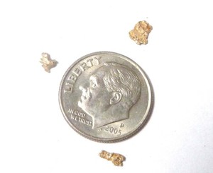 Natural Placer Gold Nuggets .140 grams Alaska Gold