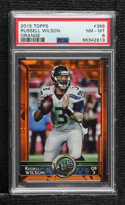 2015 Topps Topp 60 Factory Set Hobby Orange 27/75 Russell Wilson #366 09gn