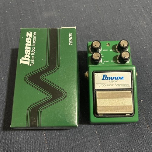 Ibanez TS9DX Turbo Tube Screamer Guitar Effects Pedal Bass Green Audio Sound Pro