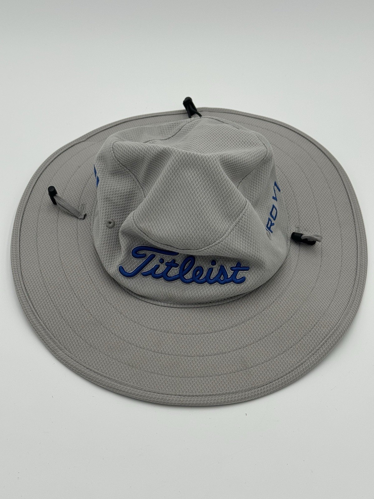 Aussie Sun Hat Gray Blue Pro V1 Fj Titleist Patch Adjustable