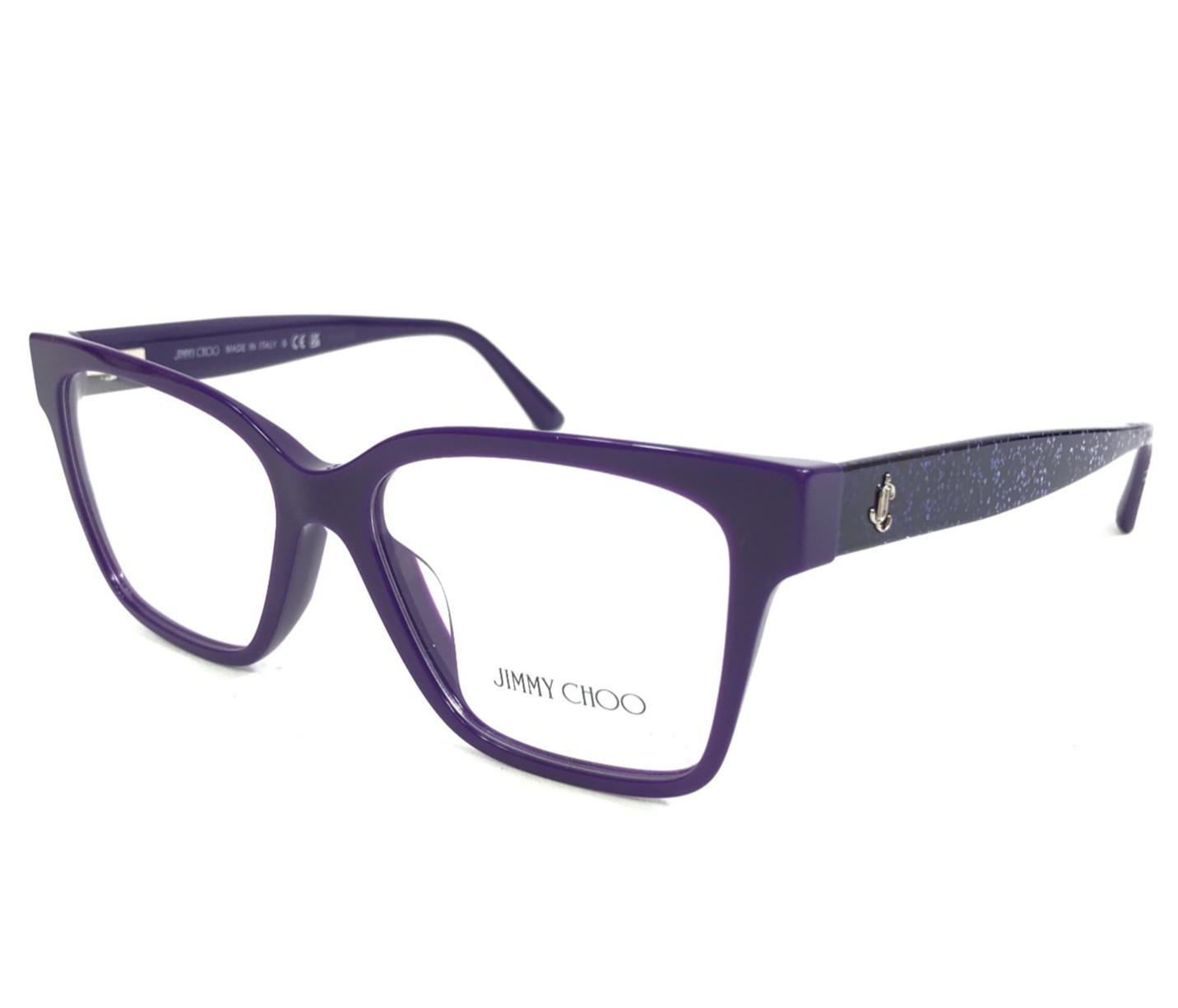 Jimmy Choo Eyeglasses Frames JC3006U 5050 Purple Cat Eye Full Rim 53-16-140 36190₽