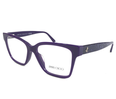 Jimmy Choo Brillenfassung JC3006U 5050 Lila Katzenaugen Vollrand 53-16-140