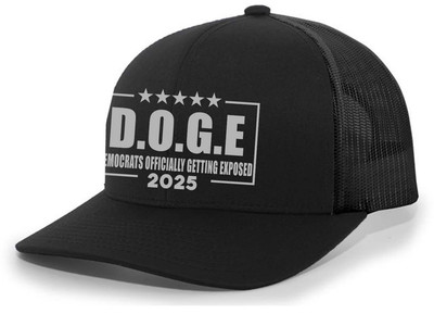 Trenz Shirt Company Mens D.O.G.E Hat DOGE Democrats Officially Getting Exposed