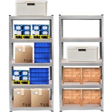 Regal,Aluminium,Galvanisiert,Stapelbar,Trapezform,Metal,Werkstatt-Regal,Lager...