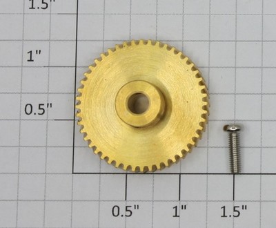 MTH EG-0000021 Helical Gear T-48 ID 3/16'' x OD 1 1/4'' with Screw