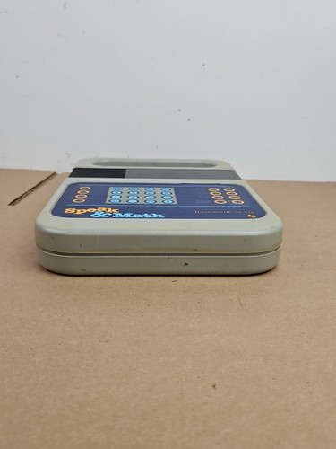 Vintage 1980 Texas Instruments Speak & Math Learning Toy Electronic *TESTED* - Picture 13 of 21