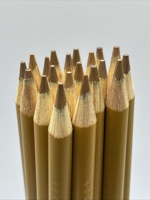 (20) Crayola Colored Pencils  (harvest gold) BULK
