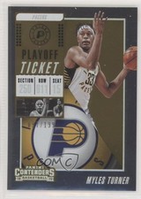 2018-19 Panini Contenders Playoff Ticket 97/199 Myles Turner #68 a3q