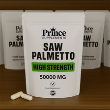 saw palmetto Capsules tablets 5000mg HAIR LOSS PROSTATE URINARY TRACK BUY 2 GET3