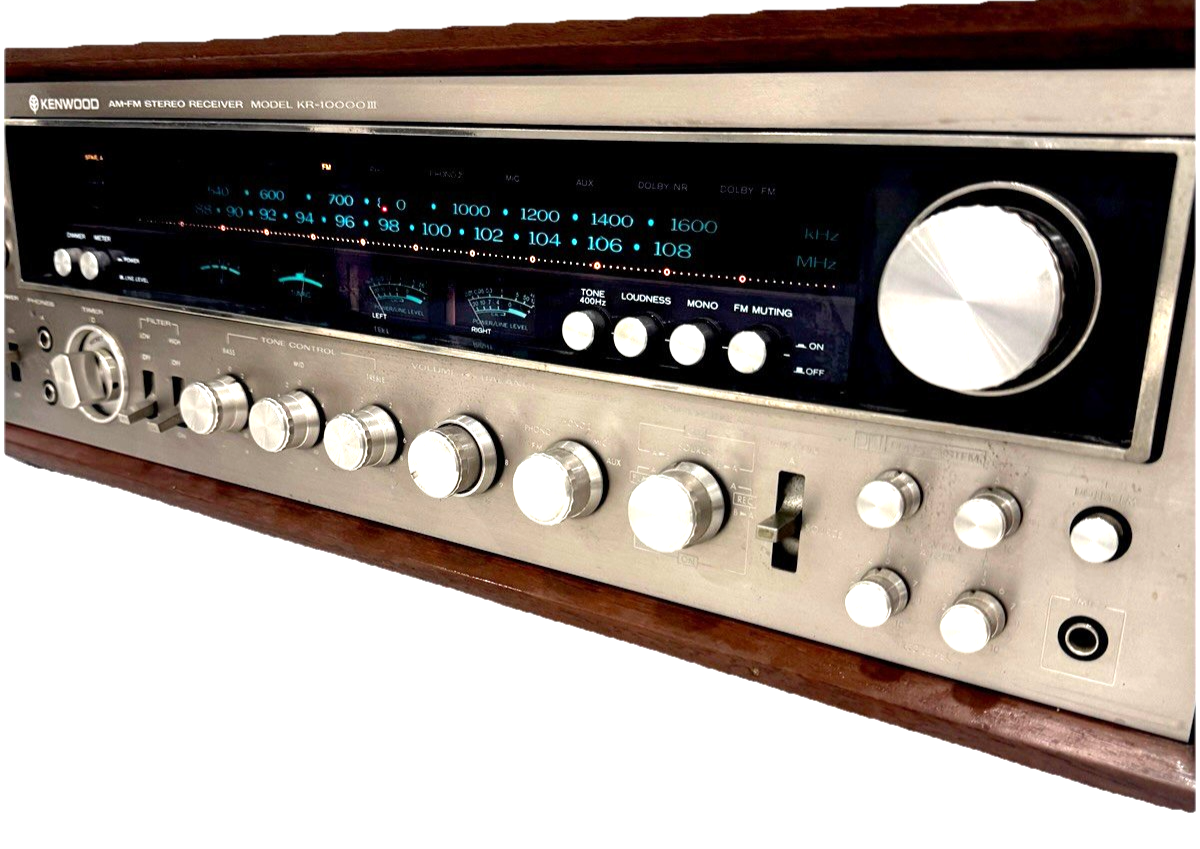 Kenwood Model KR-10000 iii Receiver Serviced 100% Working + LED