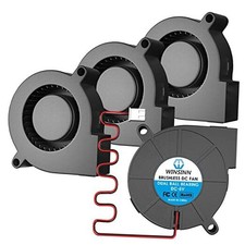 50mm 5015 Blower Fan 24V, 3D Printer 24 Volt Fans Blower DC 24V - 39in 1000mm 