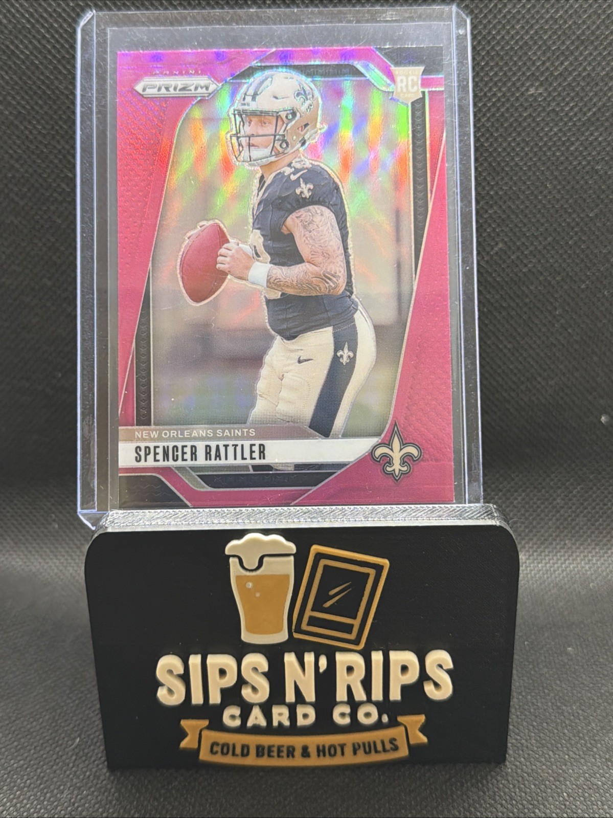 2024 Panini Prizm - Rookies #388 Spencer Rattler Pink (RC)