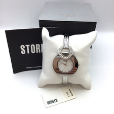 Image of Storm Watch Stainless Steel With Crystals 97 Silver Mscellaneo New With Tags