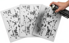   14"X11" 3 Piece Digital Camo Stencil Kit