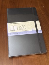 Moleskine Art Plus Sketchbook, Large, Plain, Black, Hard Cover 5 X 8. 25 by...