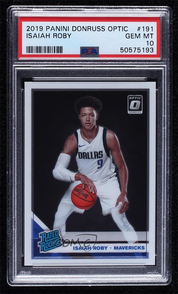 2019-20 Panini Donruss Optic Rated Isaiah Roby #191 PSA 10 GEM MT Rookie RC 01ug