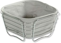 Kesper Brot- Und Obstkorb Metall 21X21X11 Cm Grau