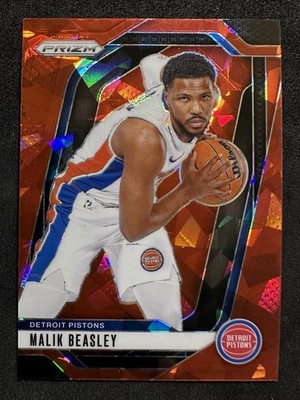 2024-25 Panini Prizm - Malik Beasley #211 Red Ice Prizm
