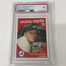 2021 Topps X Mickey Mantle Collection Baseball Cards Checklist 21