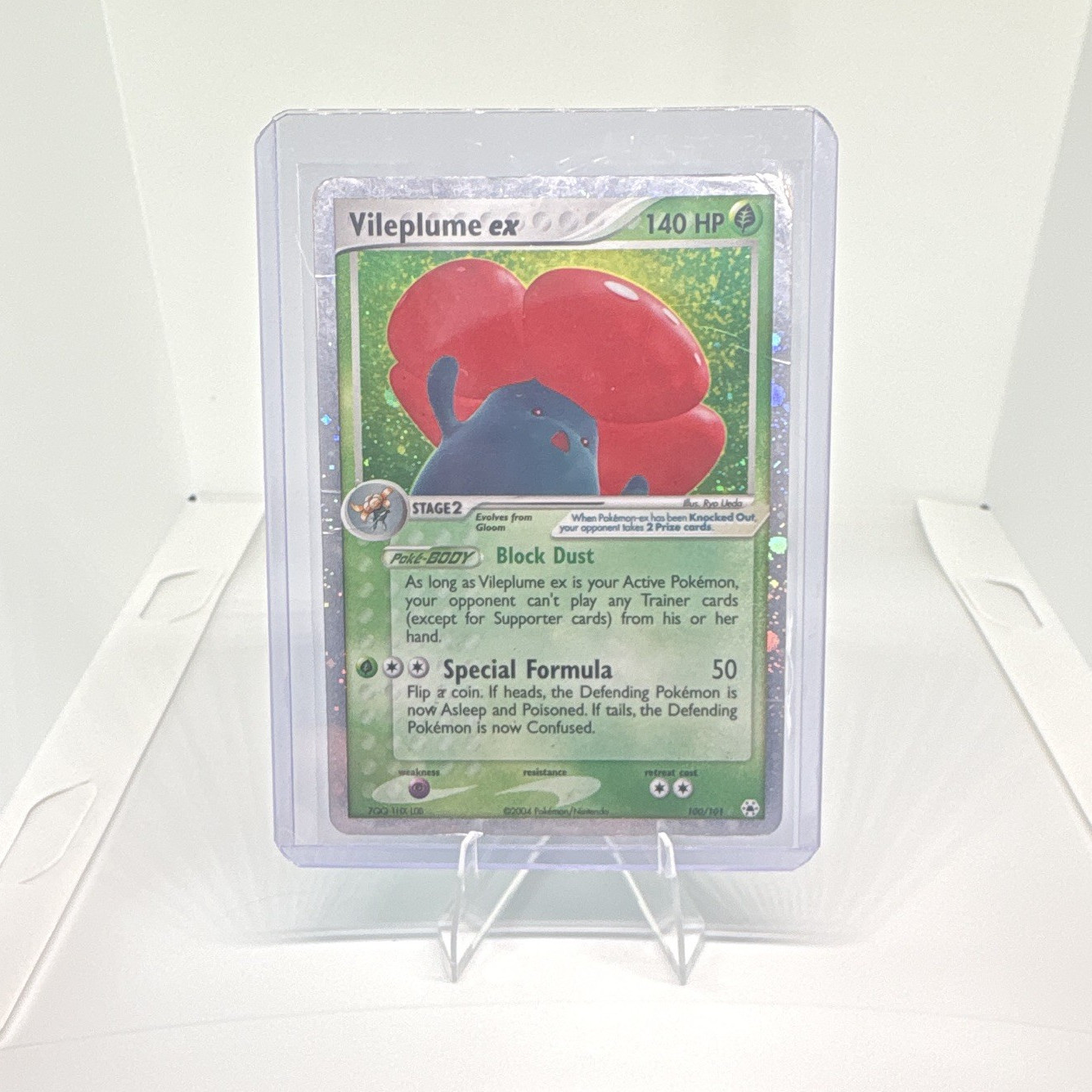 Pokemon TCG Vileplume ex 100/101 EX Hidden Legends Ultra Rare Holo 140 HP EN