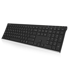 Wireless Keyboard Combo with Rechargeable Battery and BT Dongle for PC  Laptop