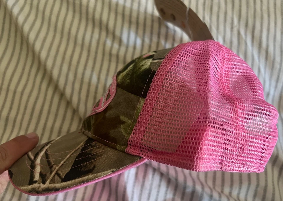 Duck Dynasty Duck Commander Women’s Pink & Camo Brand New Baseball Hat Cap - Image 3 of 4