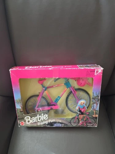 Barbie Biking Fun Mountain Bike Bicycle Mattel Vintage 1995 Unopened 3+