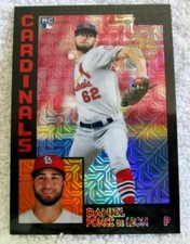 Daniel Ponce DeLeon RC 2019 Topps Black Plusar Refractor Rookie#11/199!Cardinals