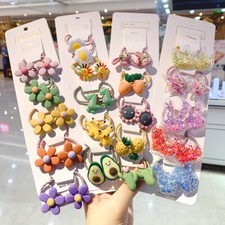 10 Pcs Baby Kids Toddler Girl Cute Hair Ties Multicolor Hair Accessories