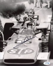 Mario Andretti Cars Autographed Signed 8x10 Photo ACOA COA 