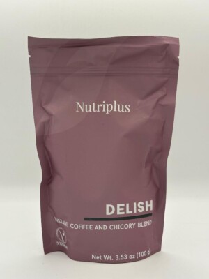 Farmasi Nutriplus Delish Instant Coffee and Chicory Blend 3.53 fl. oz.