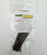 Vanilla Products USA 4~6" 25 Extract Grade B Tahitian Vanilla Beans Grown in PNG