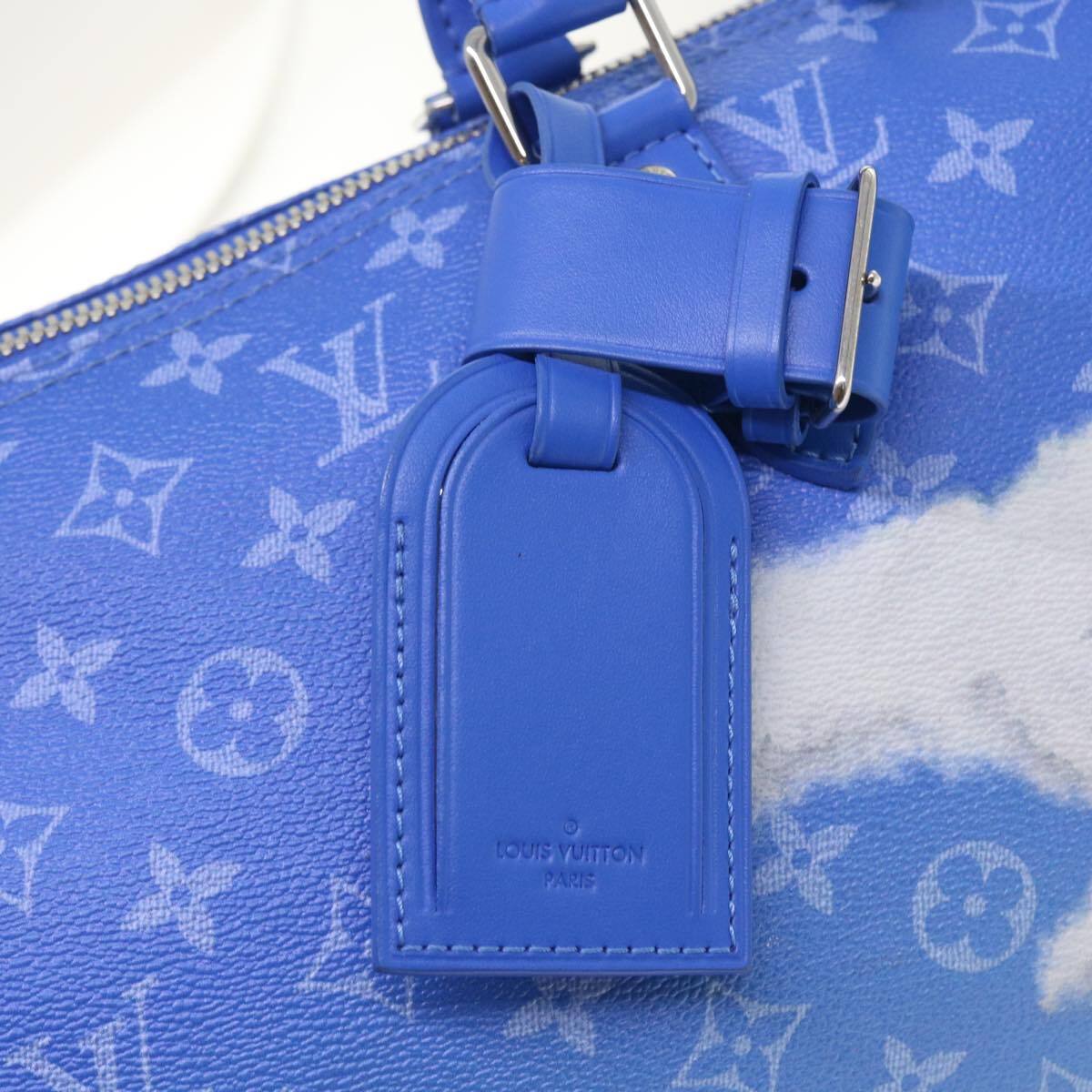 LOUIS VUITTON Monogram Clouds Keepall Bandouliere 50 Bag M45428 LV 