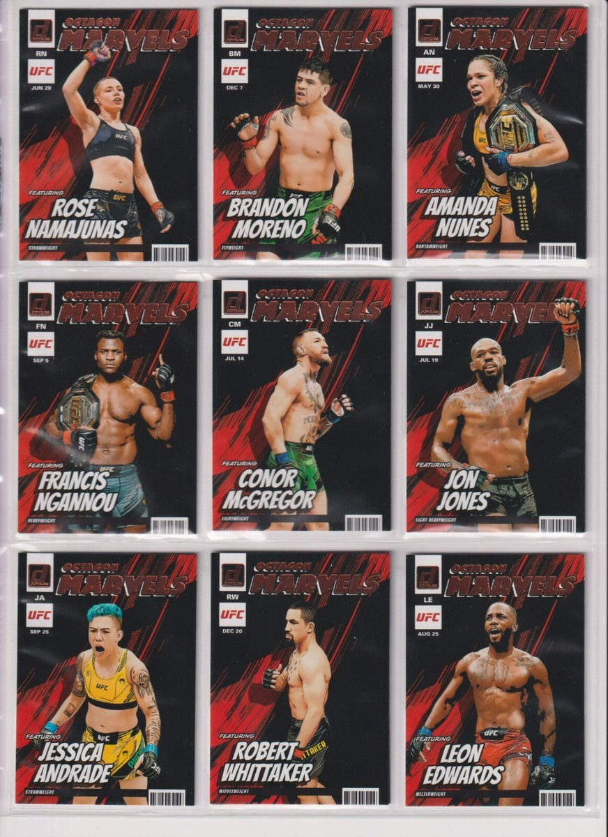 2023 Panini Donruss UFC OCTAGON MARVELS Insert You Choose