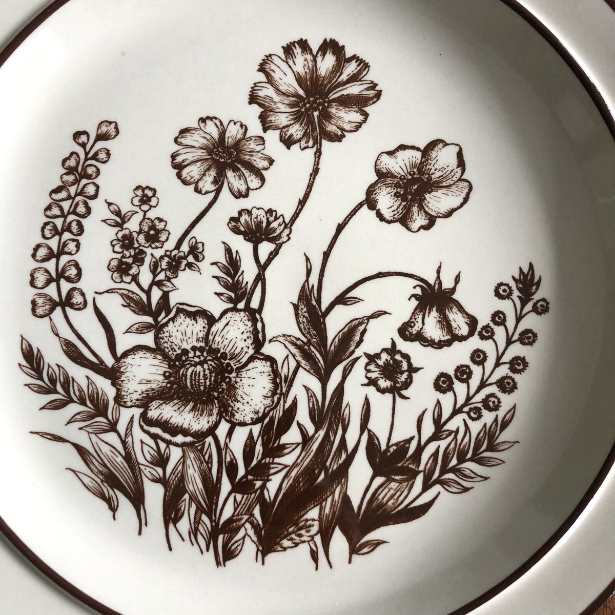 Vintage Sango Design Four 700 Indian Summer Chop Plate 12