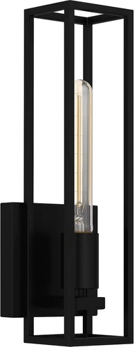 Quoizel Leighton 1 Light Wall Sconce, Matte Black/ - LGN8605MBK - Picture 6 of 10