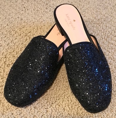 kate spade mules black