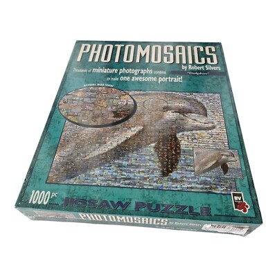 Photomosaics Dolphin 1000 Pcs Jigsaw Digital Photo Mosaic Art By Robert Silvers